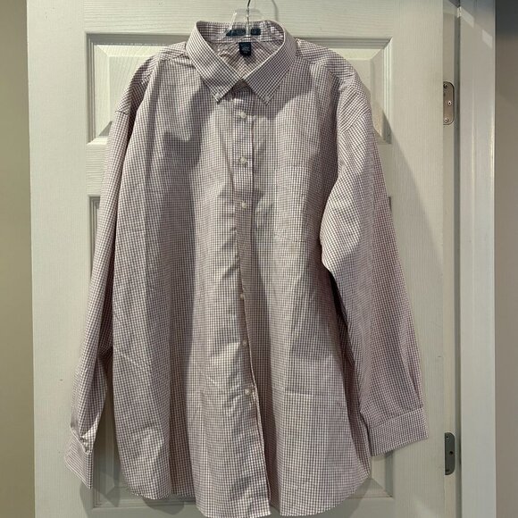 NWT Chestnut Hill Performance Woven No Iron Longsleeve Button Down Size 3XL XXXL - Picture 9 of 12